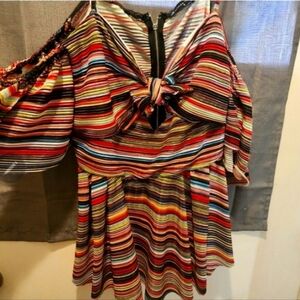 Fashion to figure open shoulder blouse size 2